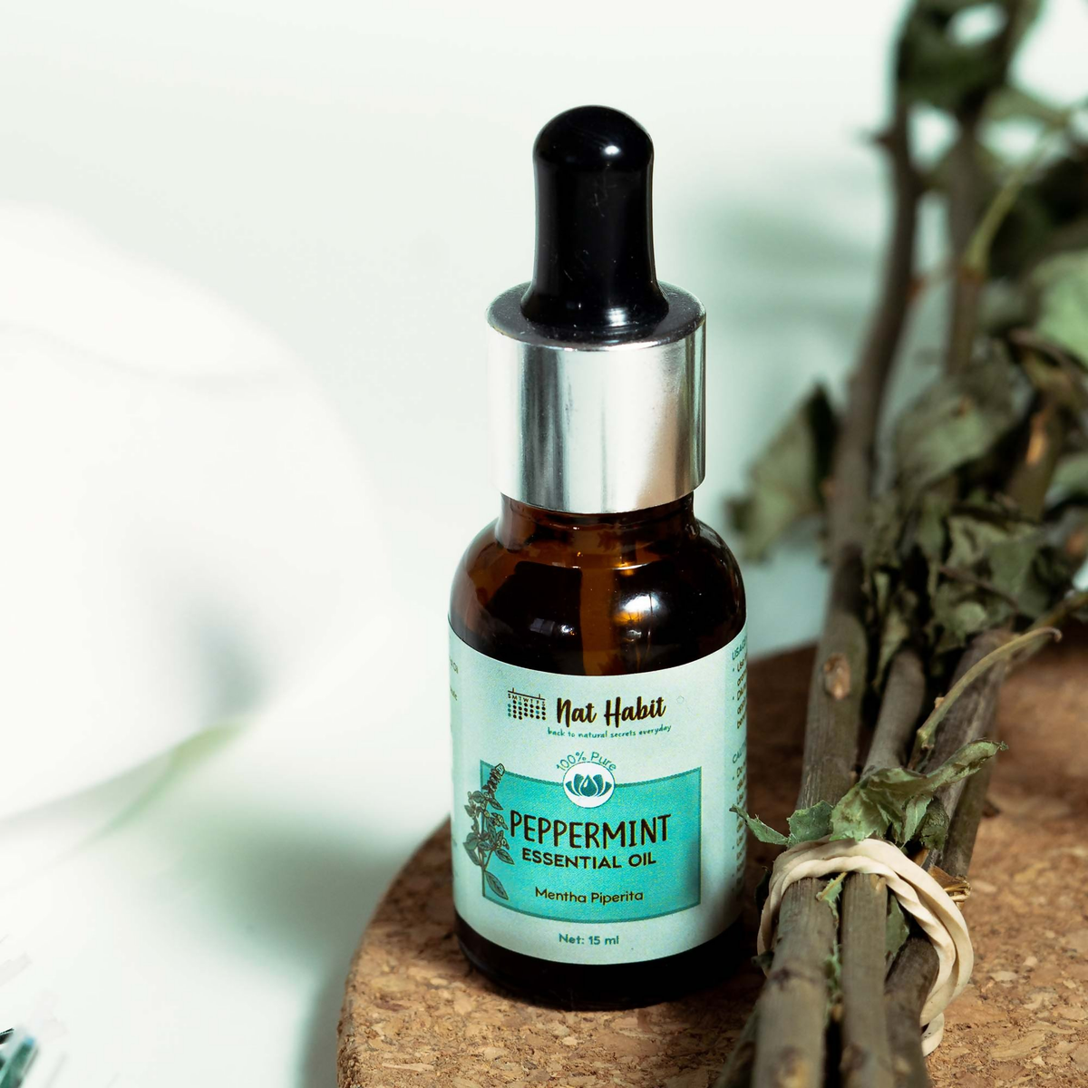 Nat Habit Peppermint Essential Oil For Hair Growth