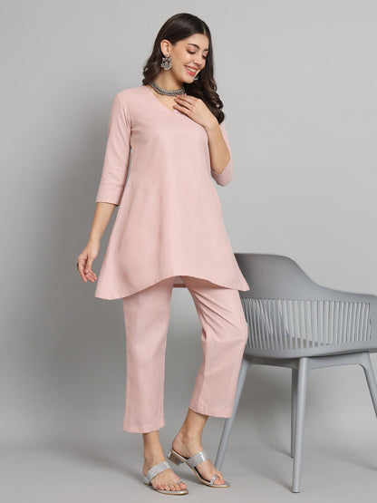 Fab Fashion Rosy Pink Co-Ord Set