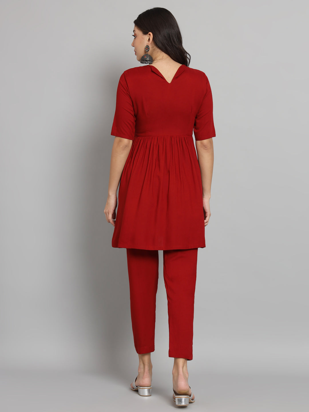 Fab Fashion Cherry Red Co-Ord set