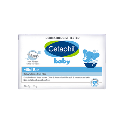 Cetaphil Baby Mild Bar Face & Body For Baby's Sensitive Skin