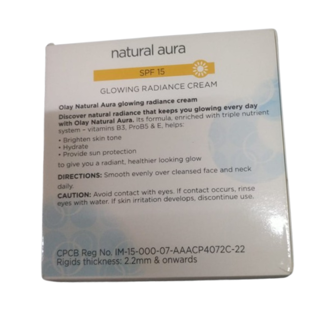 Olay Natural Aura Glowing Radiance Day Cream SPF 15