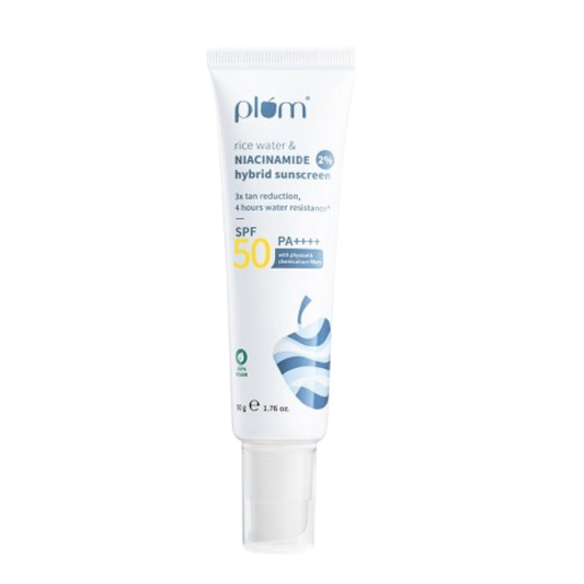 Plum Bestselling 2% Niacinamide & Rice Water SPF 50 PA+++
