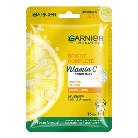 Garnier Bright Complete Vitamin C Serum Sheet Mask