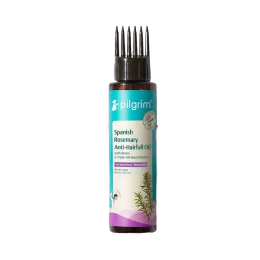 Pilgrim Spanish Rosemary & Biotin Hair Growth Oil To Control Hair Fall & Strengthens Hair