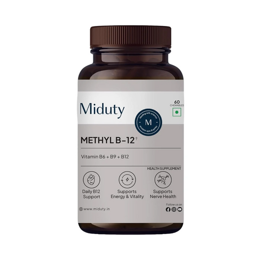 Miduty Vitamin B12 - Methyl Folate Chewables