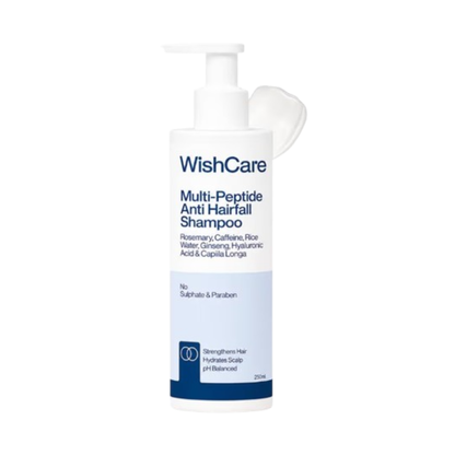 Wishcare Hair Growth Serum Concentrate + Multi Peptide Anti Hairfall Shampoo Combo