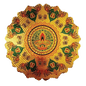 Stickerbazaar Micro Golden Embossing Rangoli Stickers