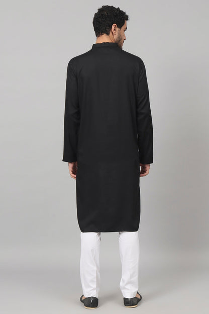 Stem Embroidery Cotton Kurta by Hilo Design