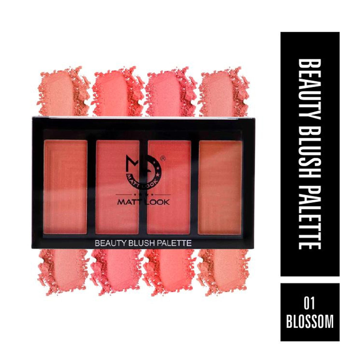 Matt Look Beauty Blush Palette - 01