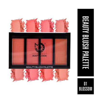 Matt Look Beauty Blush Palette - 01