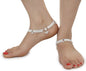 AanyaCentric Silver Plated Traditional Anklets Payal - Classic and Stylish for Women and Girls