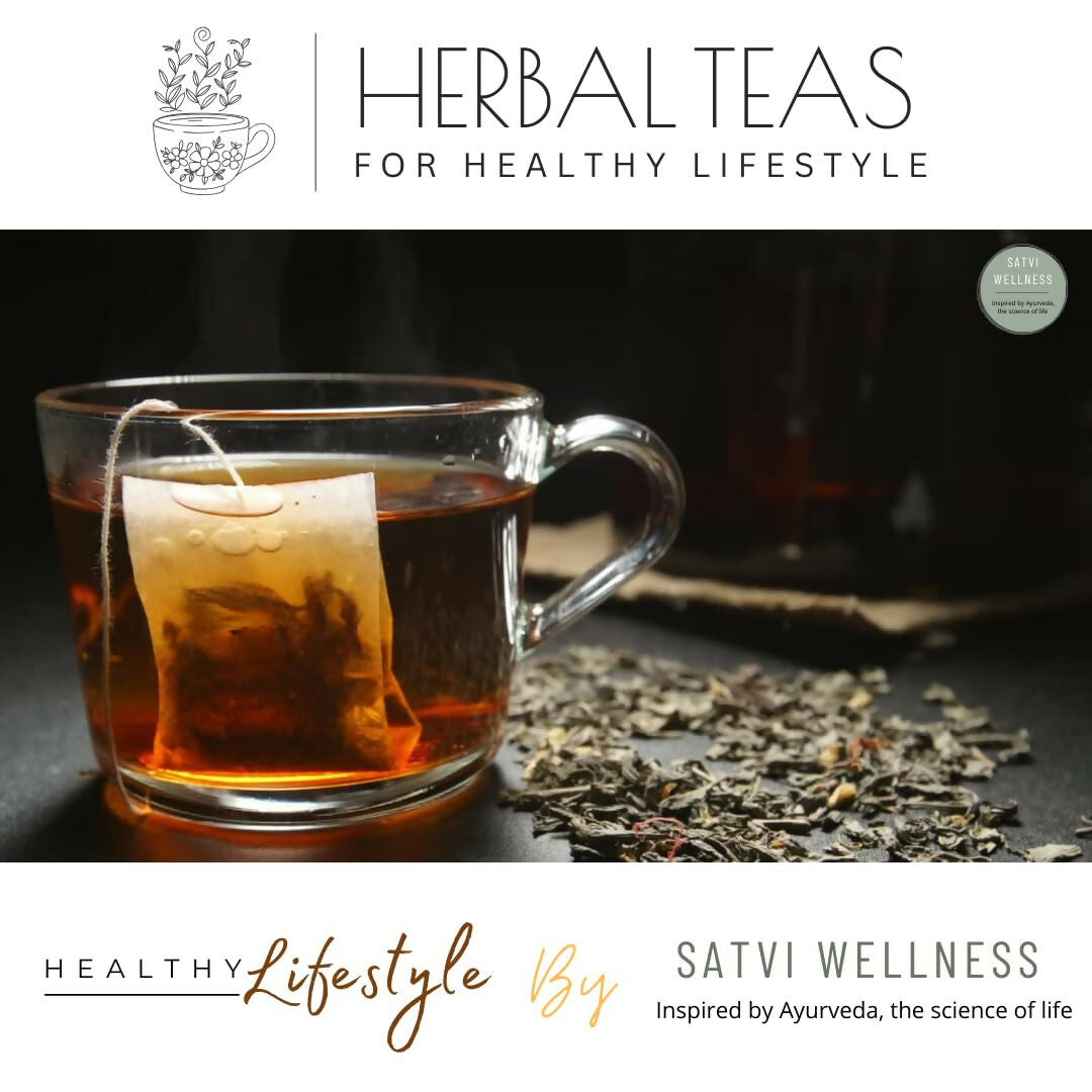 Satvi Wellness Jeera Tea Bags | Cumin Tea | Herbal Tea