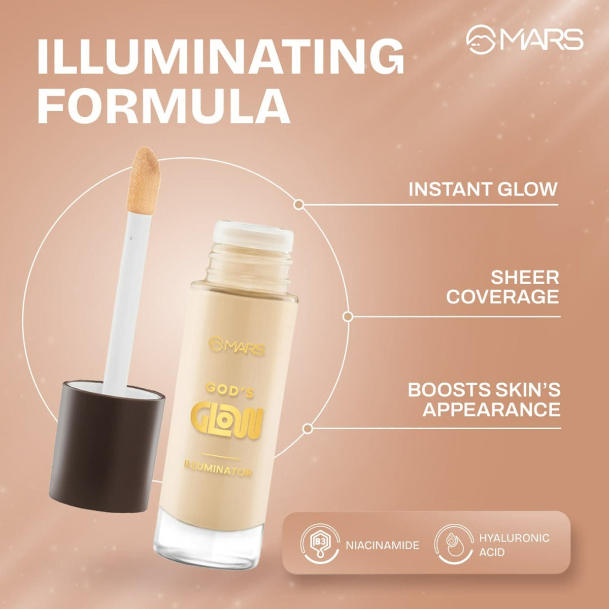 MARS Cosmetics God's Glow Illuminator - 02 - Natural