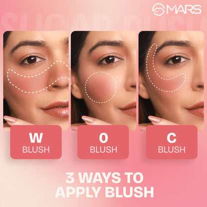 MARS Cosmetics Sugar Rush Liquid Blush - 04-Rose Slush