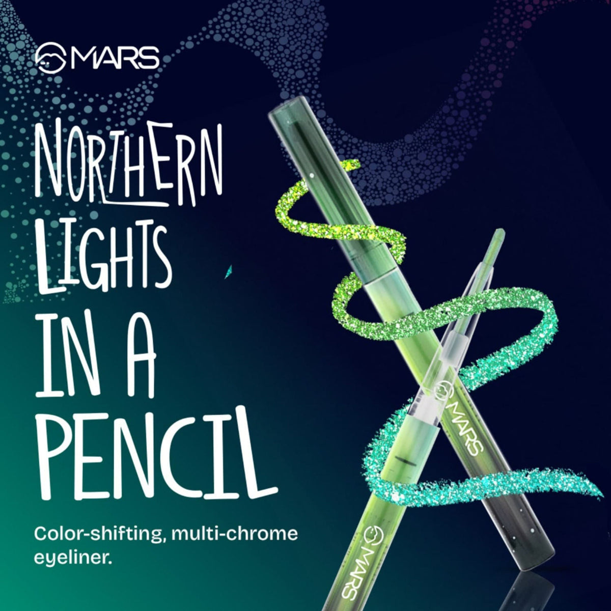 MARS Cosmetics Northern Lights In A Pencil Eyeliner - 04-Siberian Spectrum