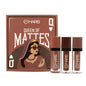 MARS Cosmetics Queen Of Mattes Reds & Maroons Liquid Lipsticks - Browns