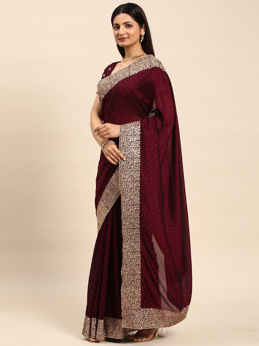 kasee Embellished Embroidered Designer Saree
