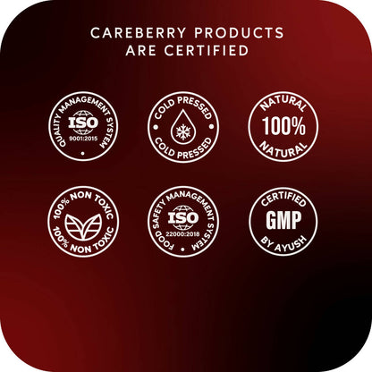 Careberry Organic Hexane-Free Organic Castor Oil For Hair, Face & Body