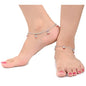 AanyaCentric Silver Plated Traditional Anklets Payal - Classic and Stylish for Women and Girls