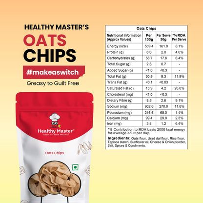 Healthy Master Light & Crispy Oats Chips