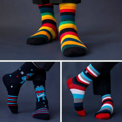 Socksoho Luxury Men Socks Happy Gift Box