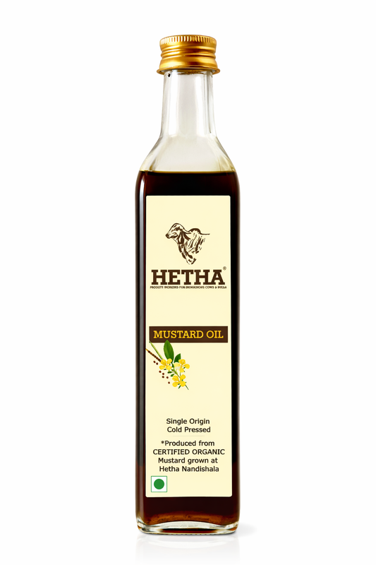 Hetha Organic Cold Pressed Black Mustard Oil