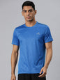 Alcis Men Printed Anti Static Slim Fit T-shirt