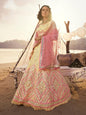 Myra Off White Embroidered Organza Lehenga