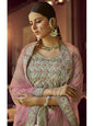 Myra Green Heavy Embroidered Georgette Bridal Lehenga