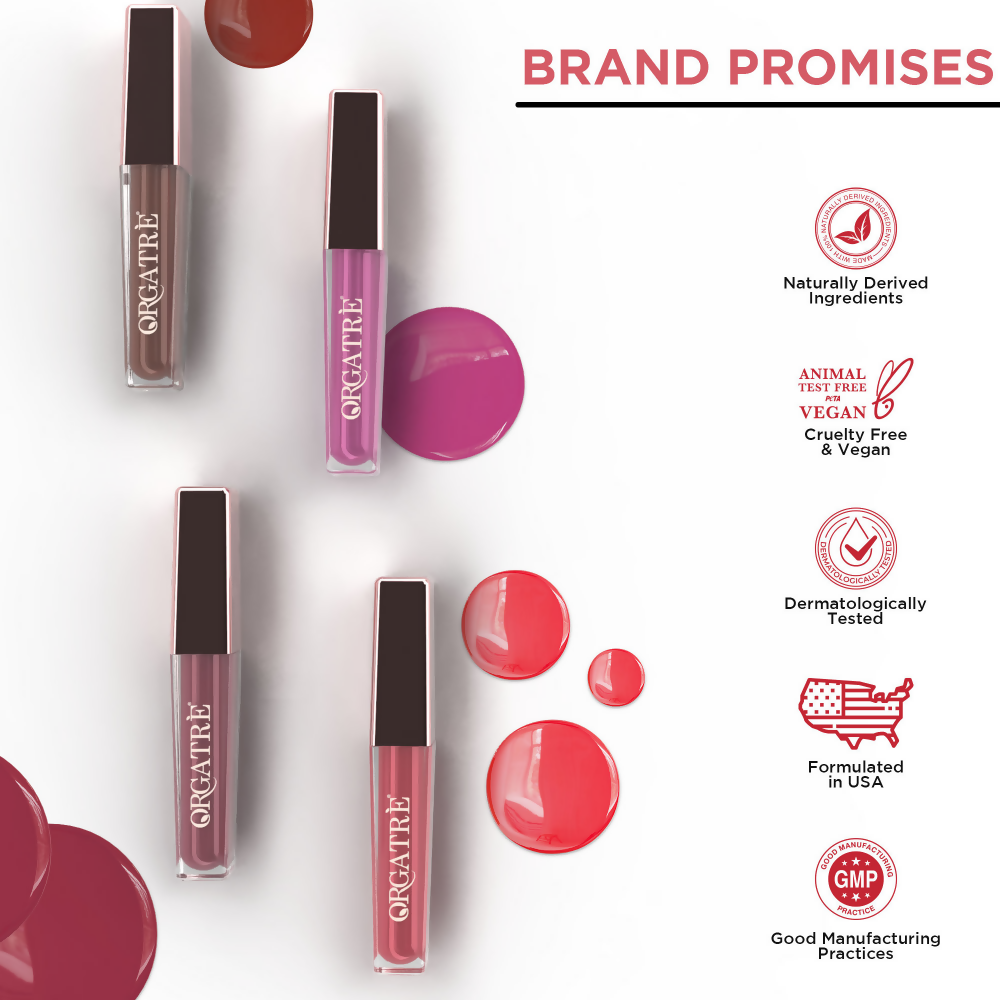 Orgatre MoodBliss Lip Gloss - Subtle Pink