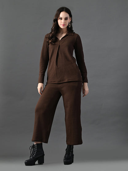 Myshka Women's Coffe Everyday Lounge Set