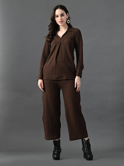 Myshka Women's Coffe Everyday Lounge Set