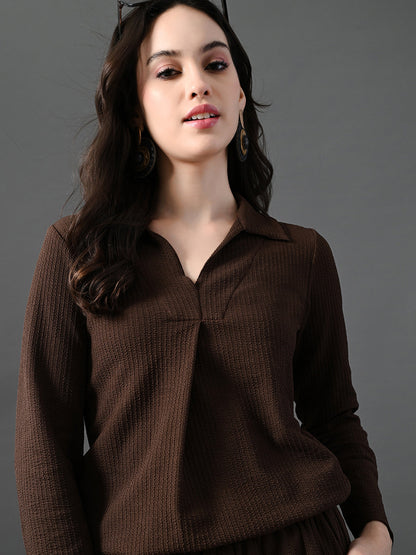Myshka Women's Coffe Everyday Lounge Set