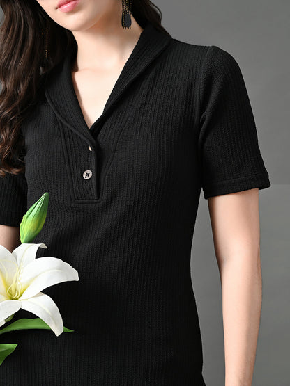Myshka Women's Black Kurta Set