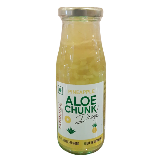 Patanjali Pineapple Aloe Chunk Drink