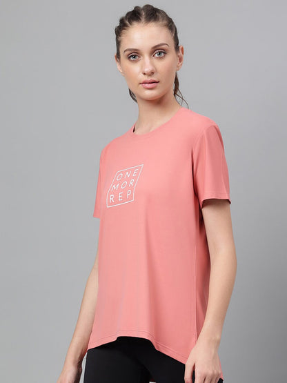 MKH Typography Printed Dri-FIT Relaxed Fit T-shirt