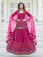 Myra Deep Pink Embroidered Designer Lehenga