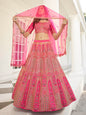 Myra Deep Pink Heavy Embroidered Designer Lehenga