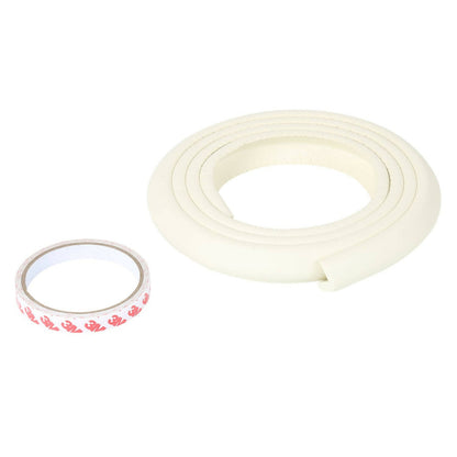 Safe-O-Kid Unique High Density L-Shaped Medium Edge Guard Strips (White, 2 M Long) Pieces