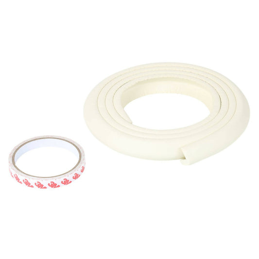 Safe-O-Kid Unique High Density L-Shaped Medium Edge Guard Strips (White, 2 M Long) Pieces