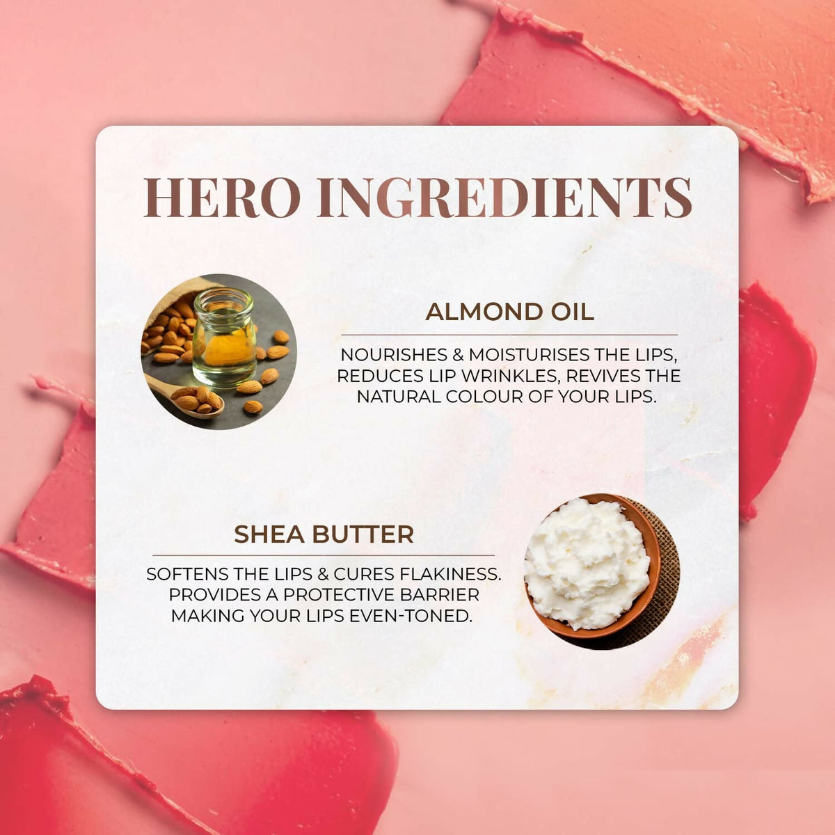 Just Herbs Coffee Tinted Lip Balm with SPF 20+ for Dark Lips to Lighten