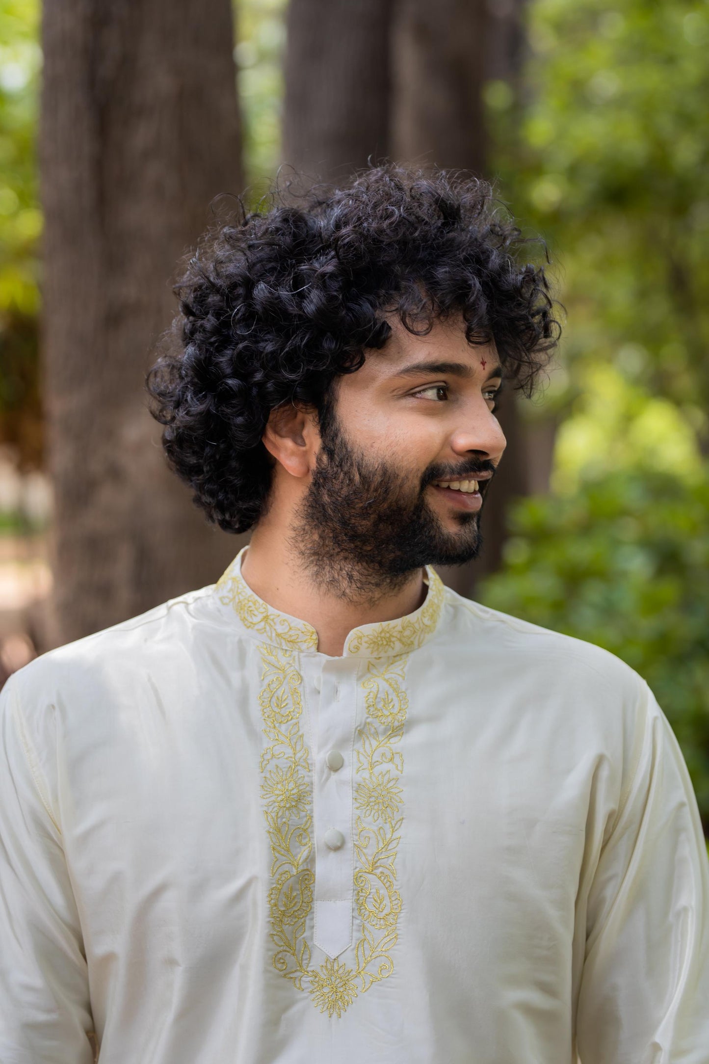 Gleaming Gold Designer Kurta set by Hilo Design