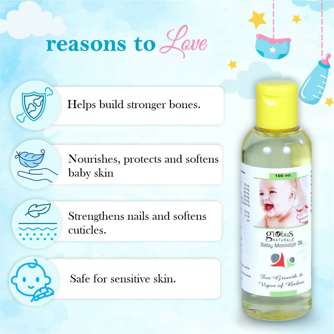 Globus Naturals Baby Massage Oil