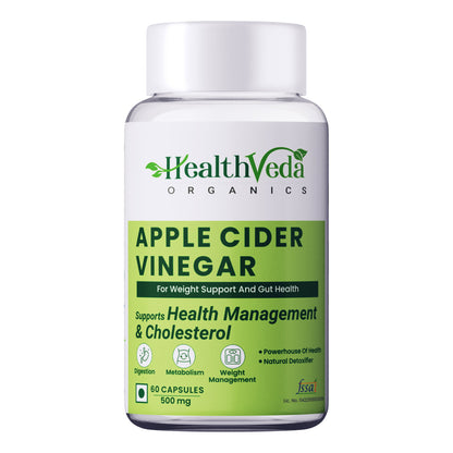 Health Veda Organics Apple Cider Vinegar Supplements Capsules