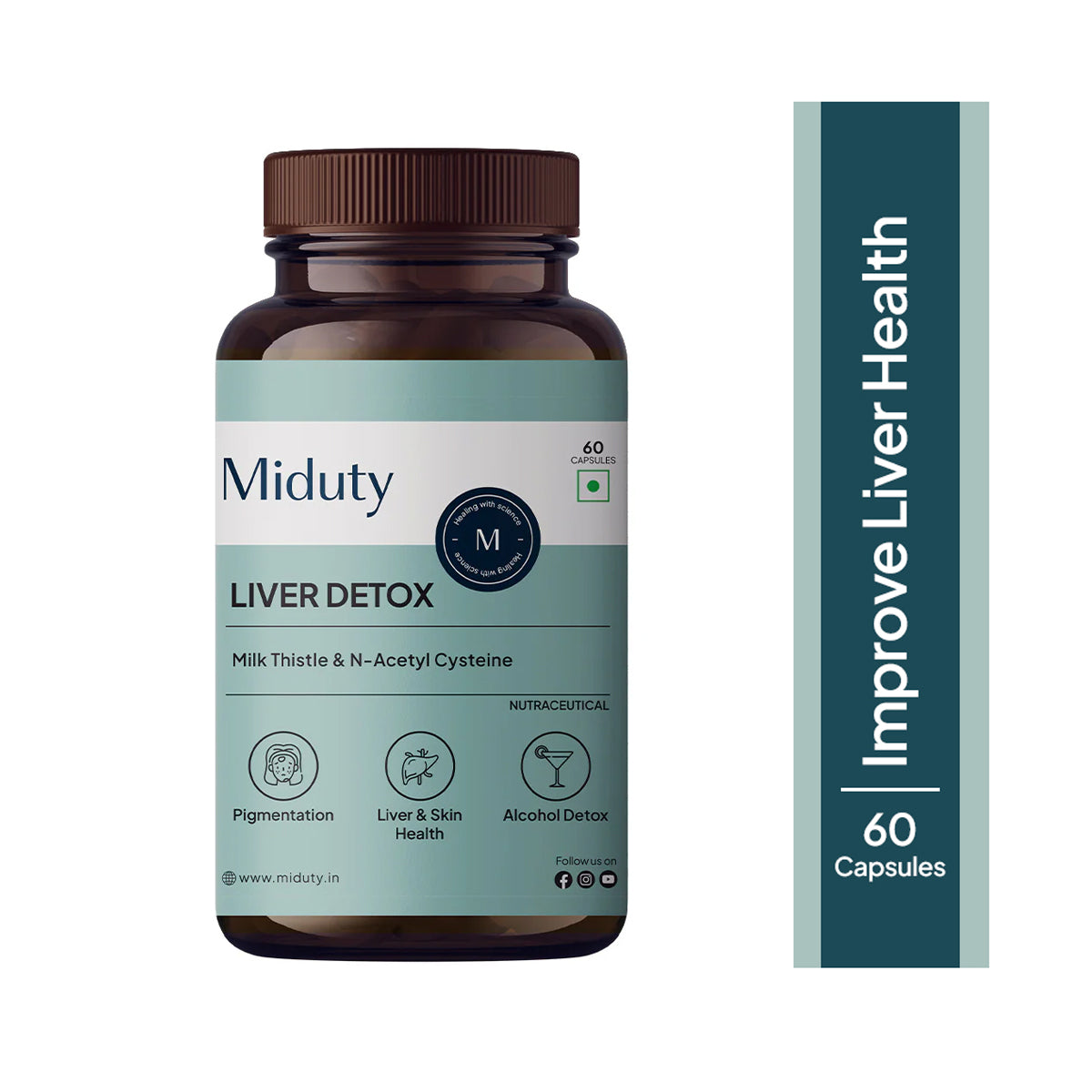 Miduty by Palak Notes Liver Detox Capsules