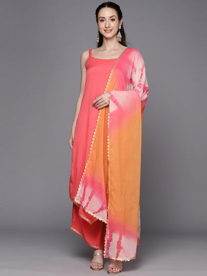 Ahalyaa Gotta Patti Kurta with Palazzos & With Dupatta