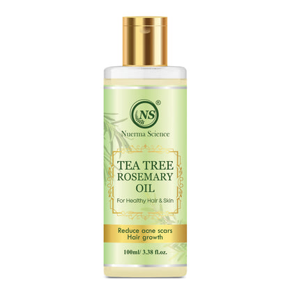 Nuerma Science Tea Tree Rosemary Oil For Healthy Skin & Hair Growth