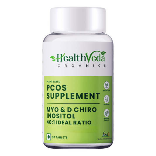 Health Veda Organics Plant Based PCOS Multivitamin Supplement Tablets