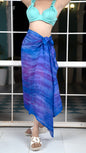 Noroke Silk Ultramarine Silk Sarong - Blue