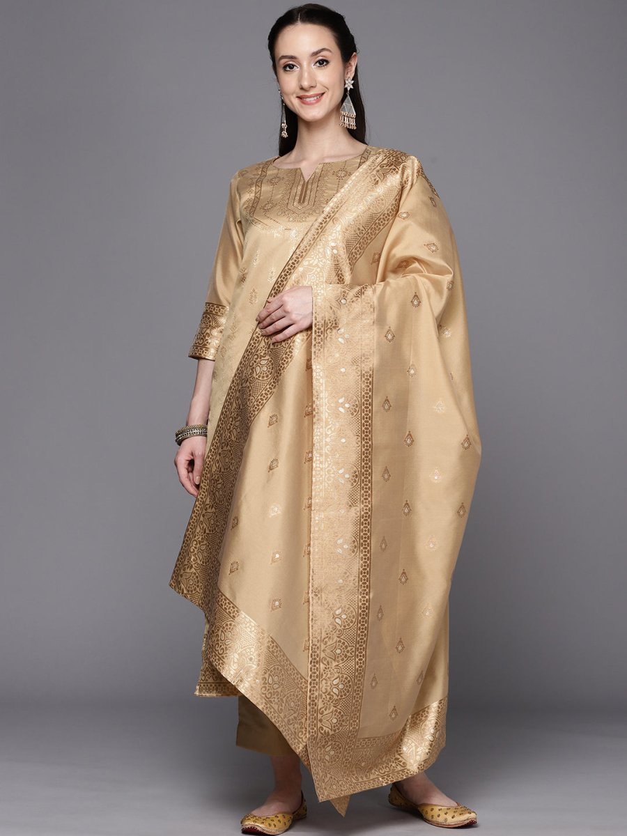 Ahalyaa Woven Design Ethnic Motifs Unstitched Dress Material